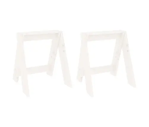 Pukid 2 Tk, Valge, 40 X 40 X 45 cm Männipuit