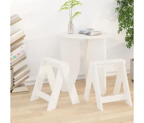 Pukid 2 Tk, Valge, 40 X 40 X 45 cm Männipuit