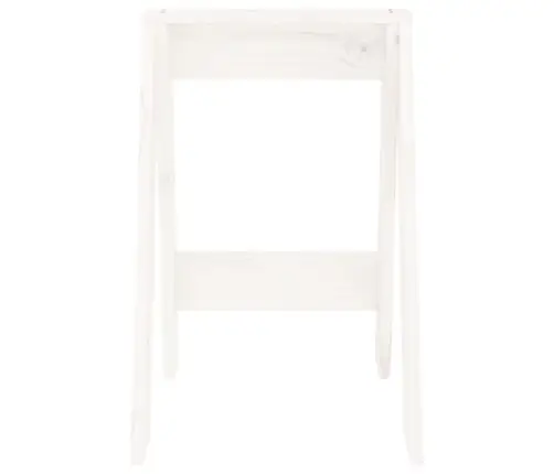 Taburetes, 2 Gab., Baltas, 40X40X60 Cm, Priedes Masīvkoks Vidaxl