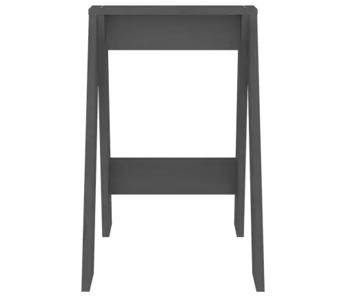 Taburetės, 2Vnt., Pilkos, 40X40X60cm Pušies Medienos Masyvas