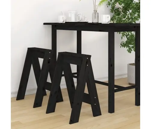 Pukid 2 Tk, Must, 40 X 40 X 60 cm Männipuit