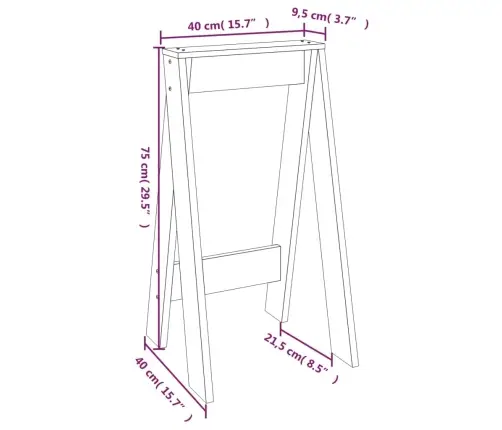 Taburetės, 2Vnt., Baltos, 40X40X75cm Pušies Medienos Masyvas