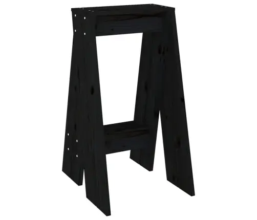 Pukid 2 Tk, Must, 40 X 40 X 75 cm Männipuit