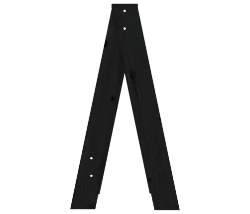 Pukid 2 Tk, Must, 40 X 40 X 75 cm Männipuit