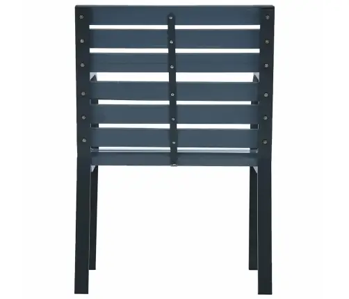 Dārza Krēsli, 2 Gab., Pelēki, Egles Masīvkoks, Tērauds Vidaxl