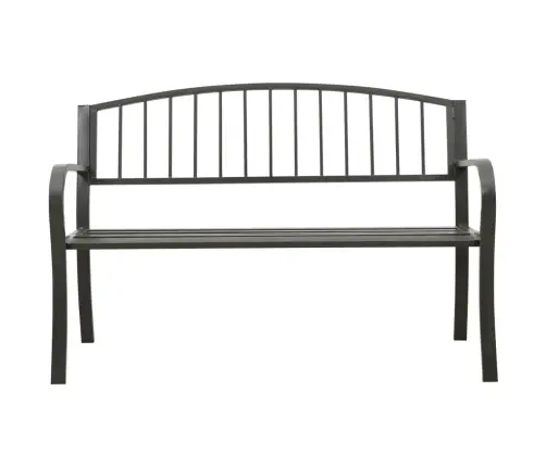 Dārza Sols, Pelēks, 120 Cm, Tērauds Vidaxl