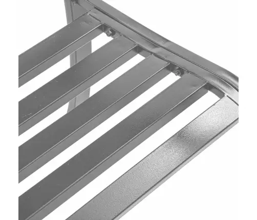 Sodo Suoliukas, Juodos Spalvos, 120cm Plienas