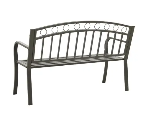 Dārza Sols, Pelēks, 120 Cm, Tērauds Vidaxl