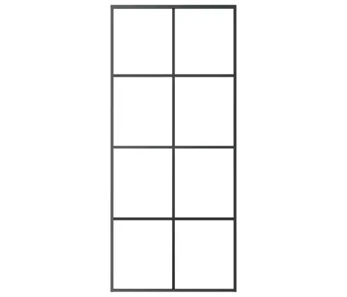 Bīdāmās Durvis Ar Stiprinājumiem, Stikls, Alumīnijs, 90X205 Cm Vidaxl