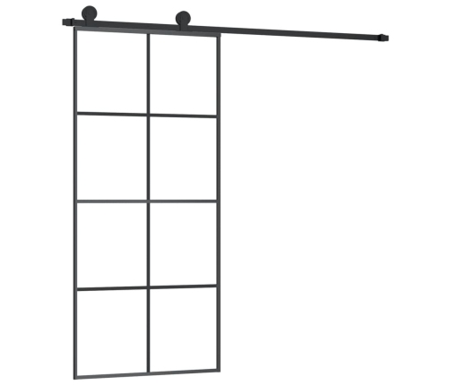 Bīdāmās Durvis Ar Stiprinājumiem, Stikls, Alumīnijs, 90X205 Cm Vidaxl