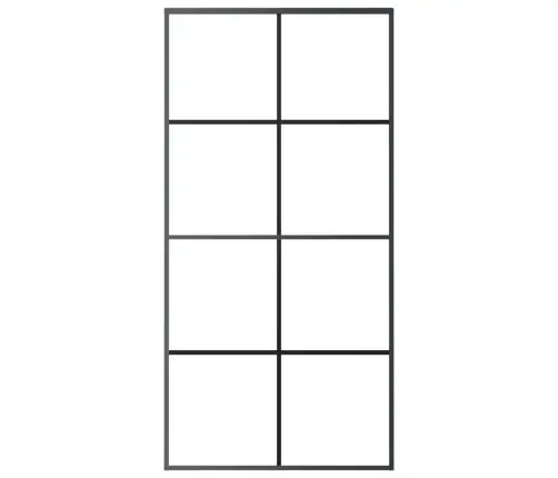 Bīdāmās Durvis, Stiprinājumi, Stikls, Alumīnijs, 102,5X205 Cm Vidaxl