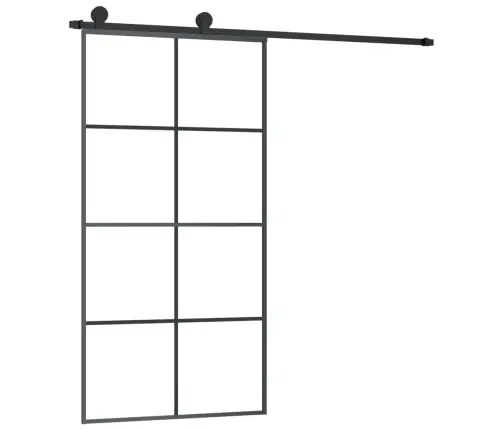 Bīdāmās Durvis, Stiprinājumi, Stikls, Alumīnijs, 102,5X205 Cm Vidaxl