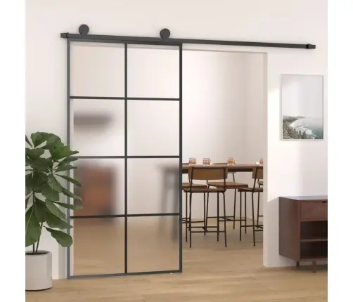 Bīdāmās Durvis, Stiprinājumi, Stikls, Alumīnijs, 102,5X205 Cm Vidaxl