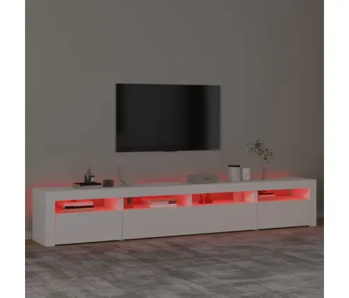 Telerialus Led-Tuledega, Valge, 240 X 35 X 40 Cm