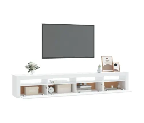 Telerialus Led-Tuledega, Valge, 240 X 35 X 40 Cm