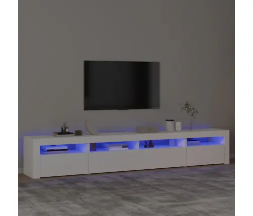 Telerialus Led-Tuledega, Valge, 240 X 35 X 40 Cm