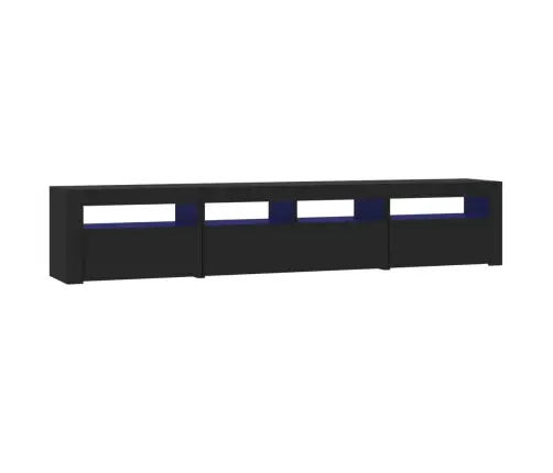 Telerialus Led-Tuledega, Must, 210X35X40 Cm