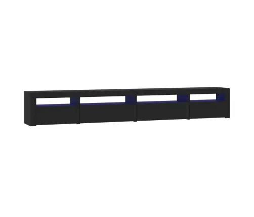 Tv Skapītis Ar Led Apgaismojumu, Melns, 270X35X40 Cm Vidaxl