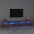 Tv Skapītis Ar Led Apgaismojumu, Ozolkoka Krāsa, 270X35X40 Cm Vidaxl