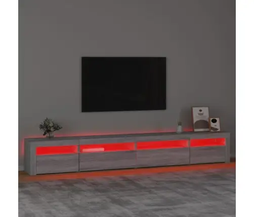 Telerialus Led-Tuledega, Hall Sonoma Tamm, 270X35X40 Cm