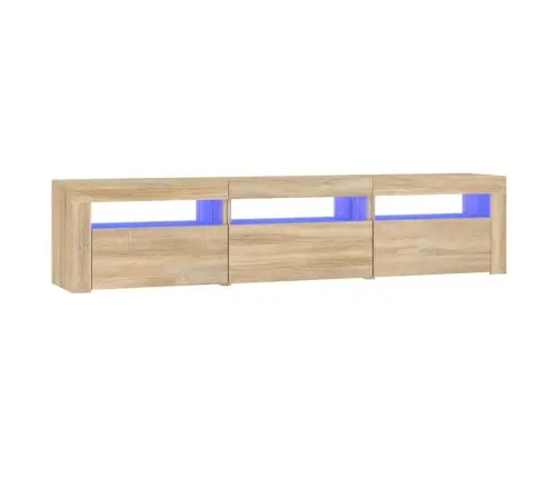 Telerialus Led-Tuledega, Sonoma Tamm,180X35X40 Cm Telerialus Led-Tuledega, Sonoma Tamm,180X35X40 Cm