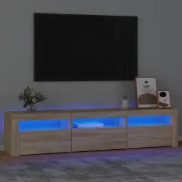 Telerialus Led-Tuledega, Sonoma Tamm,180X35X40 Cm
