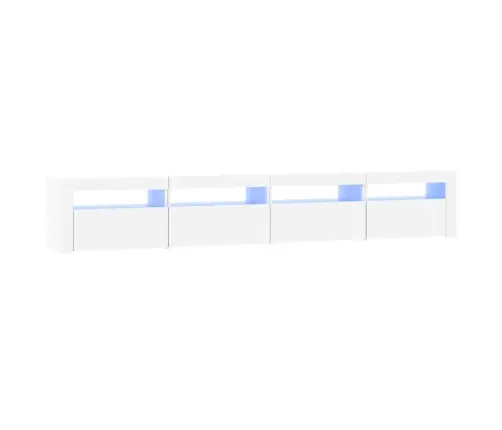 Tv Galdiņš Ar Led Apgaismojumu, Balts, 240X35X40 Cm Vidaxl Tv Galdiņš Ar Led Apgaismojumu, Balts, 240X35X40 Cm Vidaxl