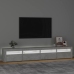 Tv Spintelė Su Led Apšvietimu, Betono Pilka, 240X35X40Cm
