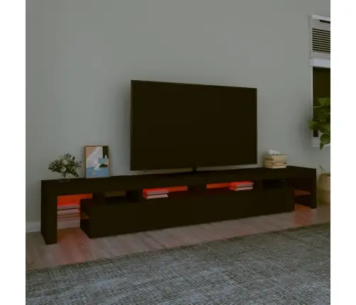 Tv Skapītis Ar Led Apgaismojumu, Melns, 260X36,5X40 Cm Vidaxl Tv Skapītis Ar Led Apgaismojumu, Melns, 260X36,5X40 Cm Vidaxl