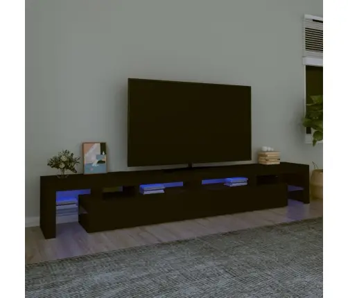 Tv Skapītis Ar Led Apgaismojumu, Melns, 260X36,5X40 Cm Vidaxl Tv Skapītis Ar Led Apgaismojumu, Melns, 260X36,5X40 Cm Vidaxl