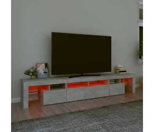 Tv Skapītis Ar Led Apgaismojumu, Betona Pelēks, 230X36,5X40 Cm Vidaxl Tv Skapītis Ar Led Apgaismojumu, Betona Pelēks, 230X36,5X40 Cm Vidaxl