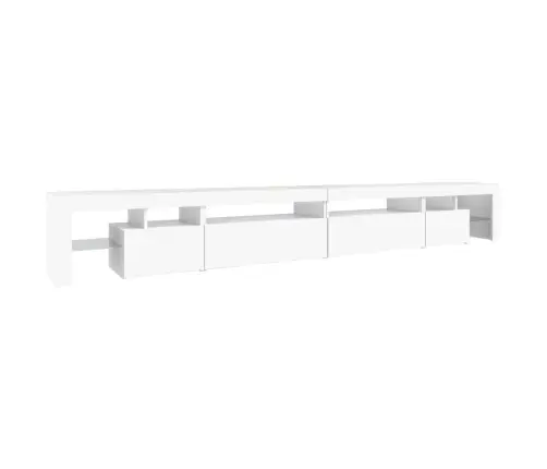 Tv Skapītis Ar Led Apgaismojumu, Balts, 290X36,5X40 Cm Vidaxl