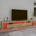 Tv Skapītis Ar Led Apgaismojumu, Ozolkoka Krāsa, 260X36,5X40 Cm Vidaxl