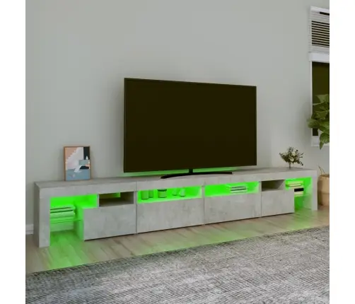 Tv Skapītis Ar Led Apgaismojumu, Betona Pelēks, 260X36,5X40 Cm Vidaxl Tv Skapītis Ar Led Apgaismojumu, Betona Pelēks, 260X36,5X40 Cm Vidaxl