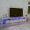 Tv Skapītis Ar Led Apgaismojumu, Betona Pelēks, 260X36,5X40 Cm Vidaxl