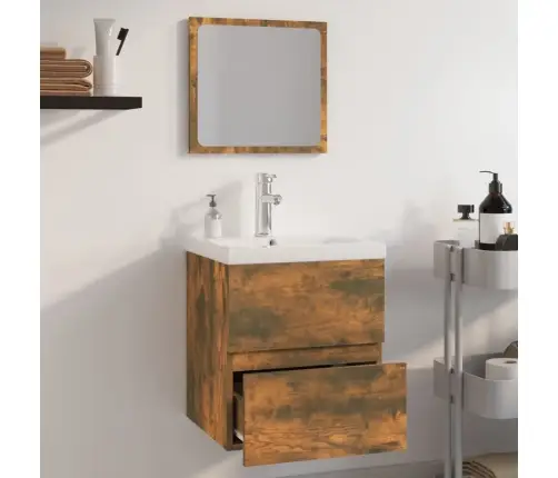 Vannitoa Mööblikomplekt, Suitsutatud Tamm, Tehispuit