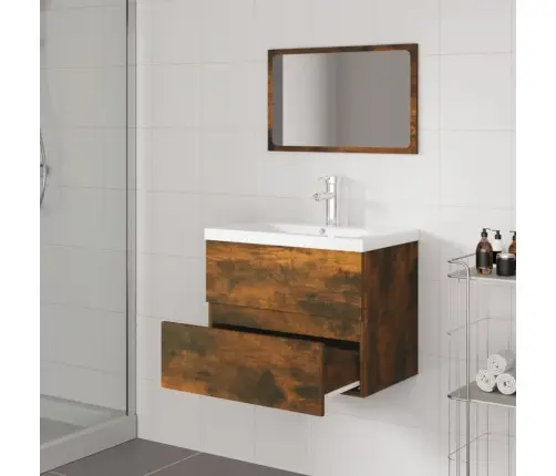 Vannitoa Mööblikomplekt, Suitsutatud Tamm, Tehispuit