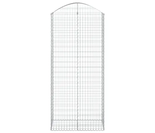 Kaarekujuline Gabioonkorv, 100X50X220/240 cm Tsingitud Raud