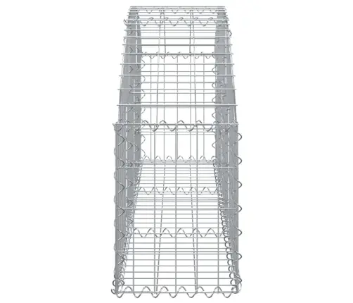 Arkveida Gabiona Grozs, 150X30X40/60 Cm, Cinkota Dzelzs Vidaxl