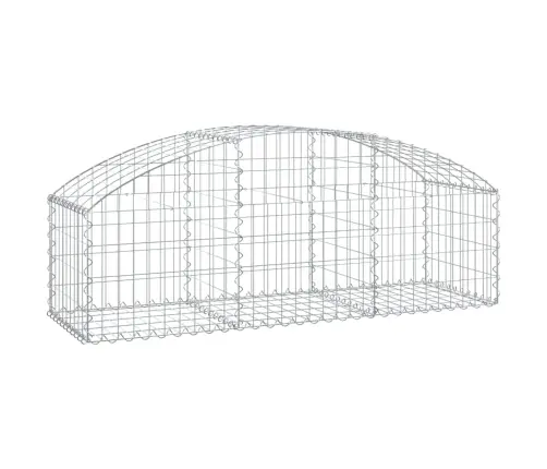 Kaarekujuline Gabioonkorv, 150X50X40/60 cm Tsingitud Raud