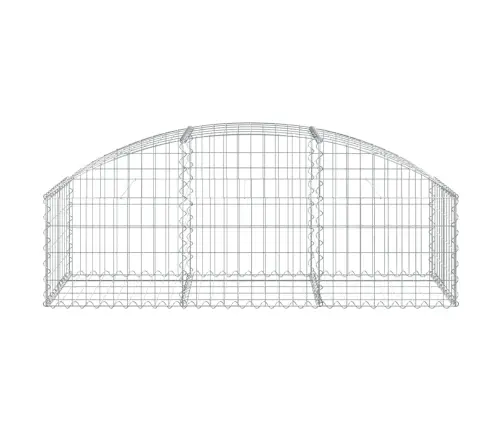 Kaarekujuline Gabioonkorv, 150X50X40/60 cm Tsingitud Raud