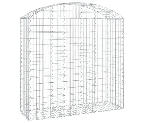 Kaarekujuline Gabioonkorv, 150X50X140/160 cm Tsingitud Raud