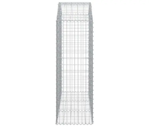 Kaarekujuline Gabioonkorv, 150X50X140/160 cm Tsingitud Raud