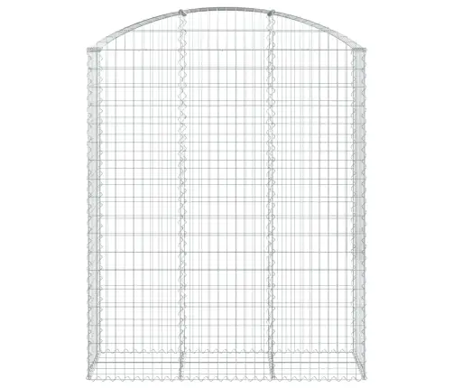 Išlenktas Gabiono Krepšys, 150X50X180/200 cm Geležis