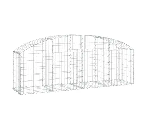 Kaarekujuline Gabioonkorv, 200X50X60/80 cm Tsingitud Raud