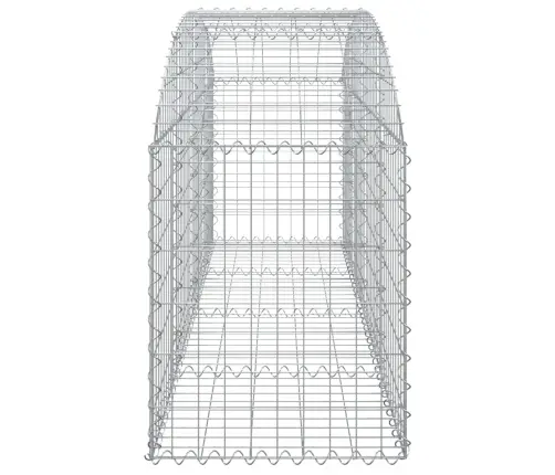 Kaarekujuline Gabioonkorv, 200X50X60/80 cm Tsingitud Raud