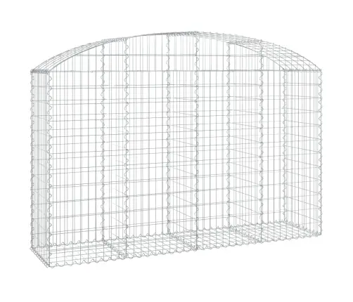 Kaarekujuline Gabioonkorv, 200X50X120/140 cm Tsingitud Raud