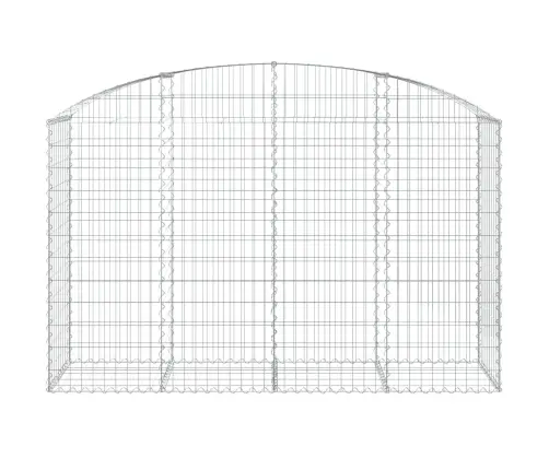 Kaarekujuline Gabioonkorv, 200X50X120/140 cm Tsingitud Raud