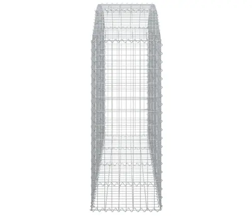 Kaarekujuline Gabioonkorv, 200X50X120/140 cm Tsingitud Raud