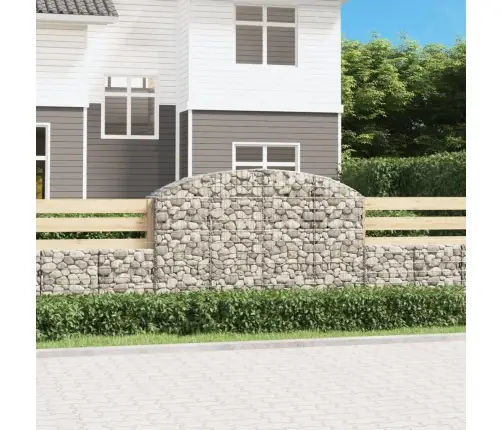 Kaarekujuline Gabioonkorv, 200X50X120/140 cm Tsingitud Raud